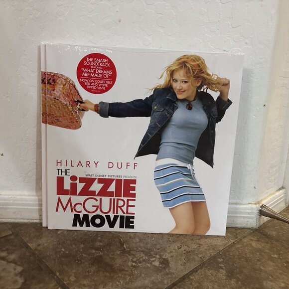 Hilary Duff - The Lizzie McGuire Movie Red and White Dipped Vinyl LP